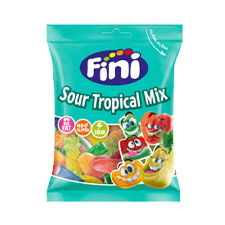 FINI Sour Tropical MIX 90g Caja 12 unidades