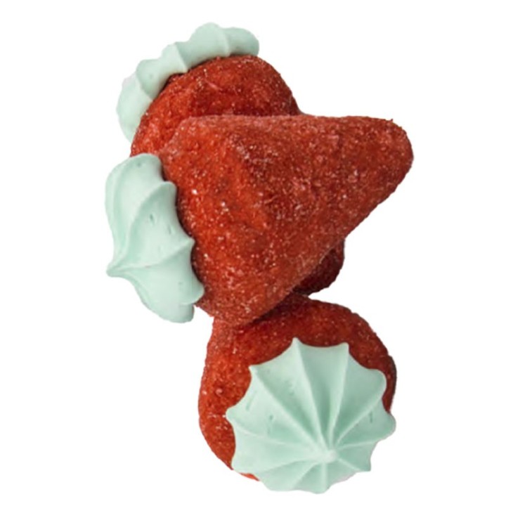 Fresas Rojas Merengue 60gr Bolsa 25 unidades - 1500gr